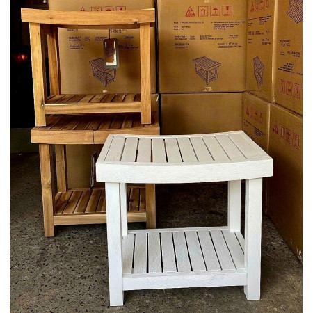 50-249845 White : Ghế Đôn , Ghế Tắm - Màu Trắng